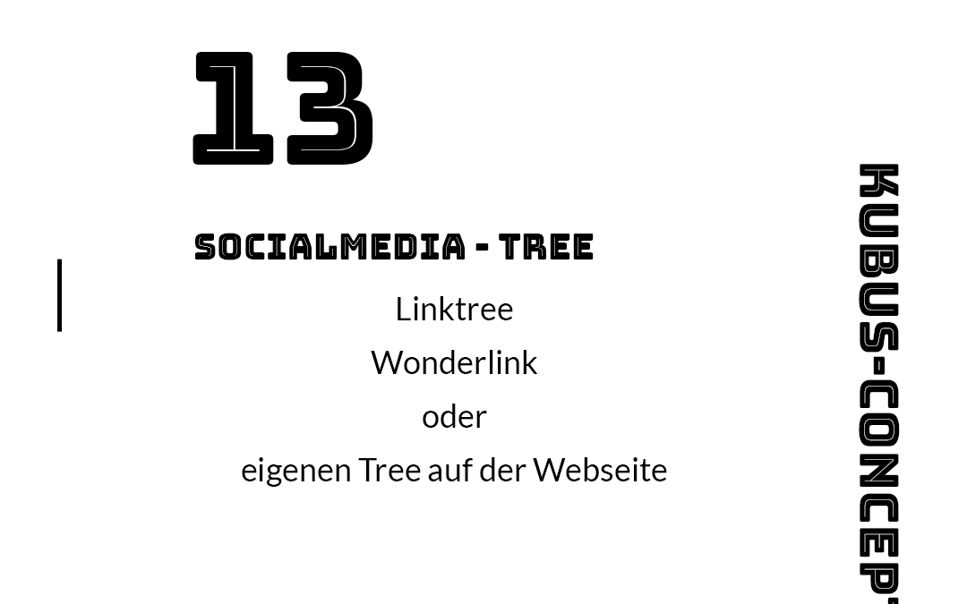 Linktree, Wonderlink oder eignen Tree entwickeln