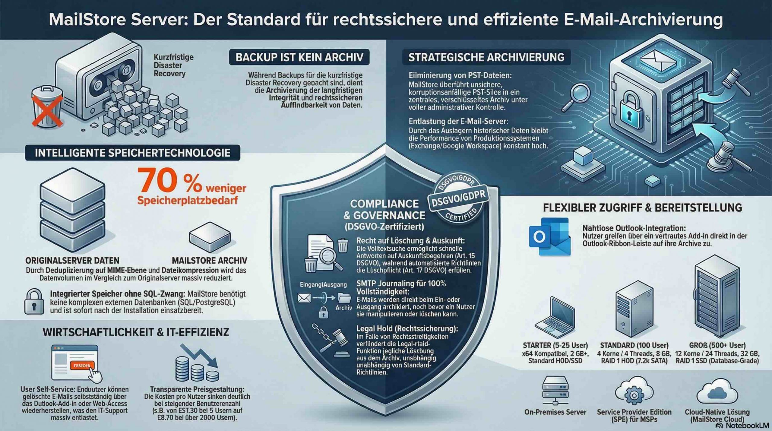 MailStore Server: Warum dein Unternehmen endlich ein echtes E-Mail-Archiv braucht (und kein einfaches Backup)